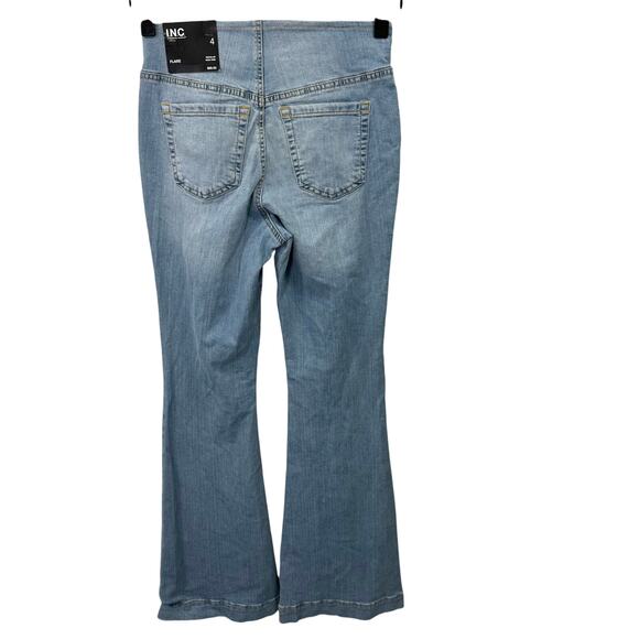 INC International Concepts Women’s Jeans sz 6 Pull On Flare  NEW #G616 - Picture 5 of 8